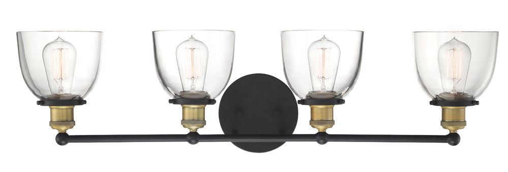 Designer's Fountain Bryson 92604-VB 60 Watt 4-Lamp Wall Sconce - Lamp Not Included