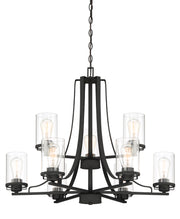 Designer's Fountain Jedrek 93389-BK 60 Watts 9 Lamp Hanging Fixture