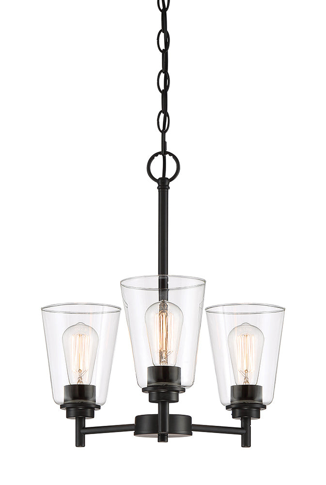Designer's Fountain Westin 95783 Series 60 Watts 3-Lamp Chandelier Light Fixture