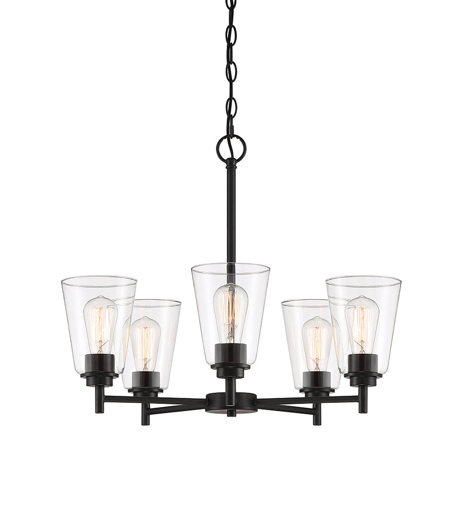 Designer's Fountain Westin 95785 Series 60 Watt 5-Lamp Chandelier Light Fixture