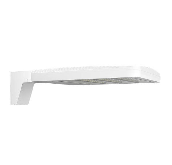 White Finish - RAB Lighting ALEDM3T Wattage Adjustable LED Medium Area Light Fixture Type III Distribution Replaces 400W MH