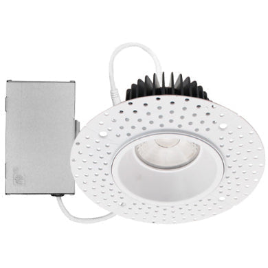 ASD Lighting ASD-CD-TR-4D15AC-WH 15-Watt 4-Inch LED Trimless Downlight 5CCT Selectable Triac Dimming