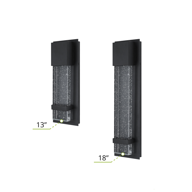 ASD Lighting ASD-LWS26S Color Selectable LED Outdoor Wall Sconce Light Fixture TRIAC Dimming
