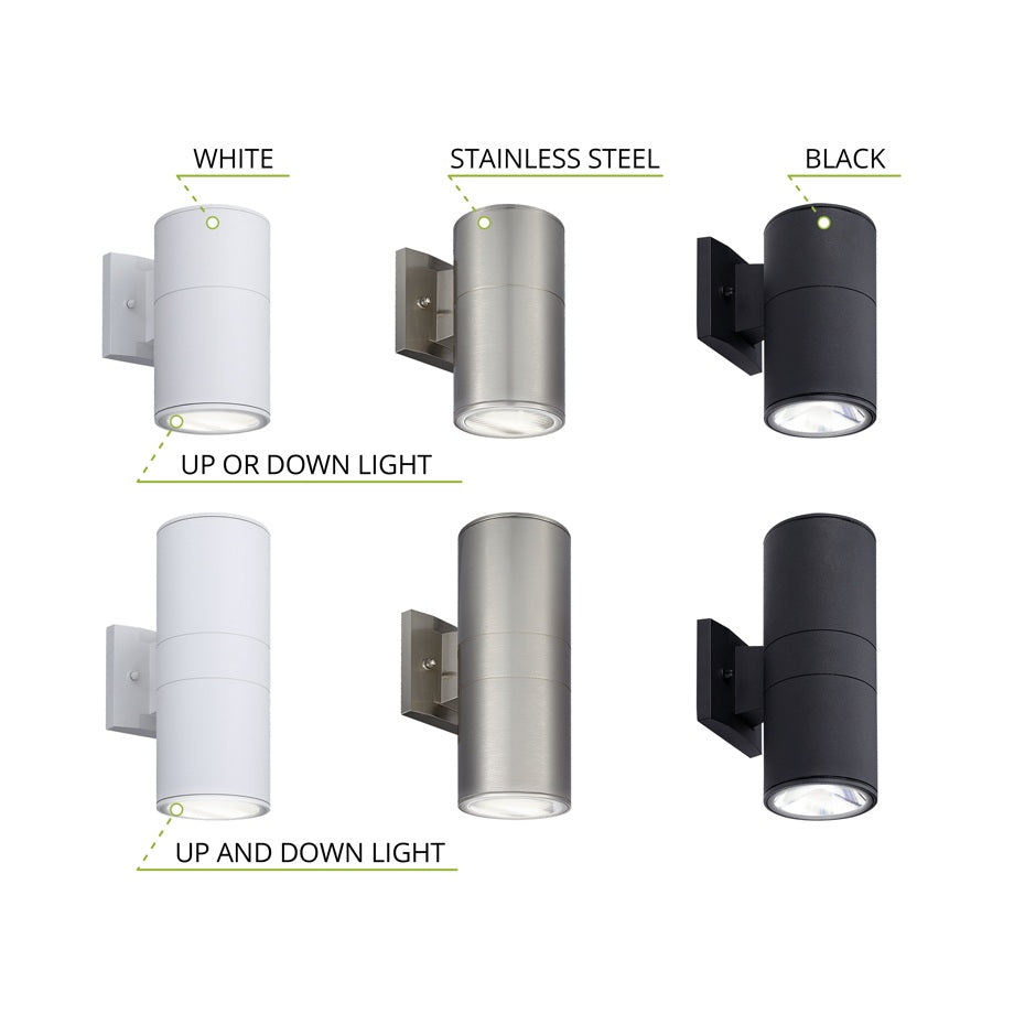 ASD Lighting ASD-OCLR Outdoor Round Wall Cylinder Light Fixture – Includes E26 Medium Base
