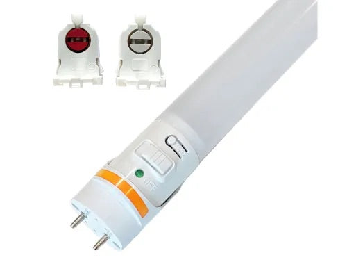 Aleddra G2PRO 2FT Emergency T8 LED Tube 8W – 3CCT Selectable, UL924, Ballast Bypass