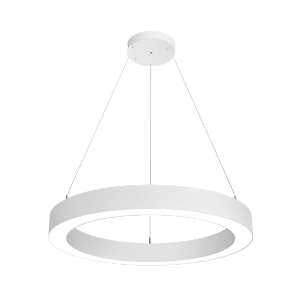 Alphalite LIR Series LED Circular Pendant Light – CCT Adjustable, Dimmable Architectural Halo Fixture