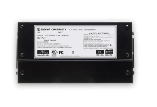 Diode LED DI-ODX24V OMNIDRIVE® X Dimmable Driver for STREAMLITE and BLAZE Tape Light Series