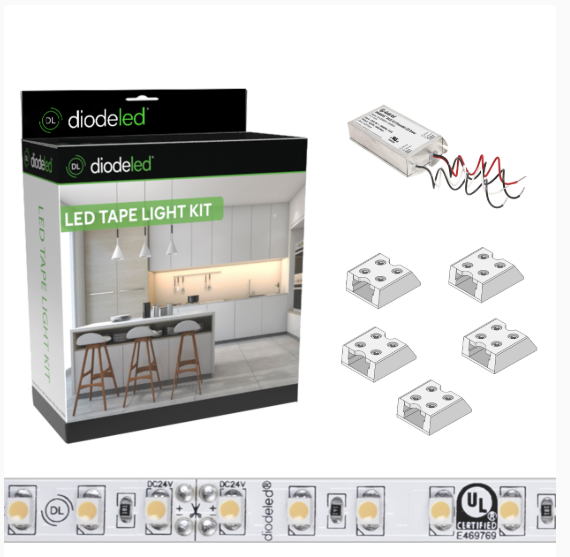 Diode LED DI-KIT-12V-BC 12V LED BLAZE Tape Light Kit