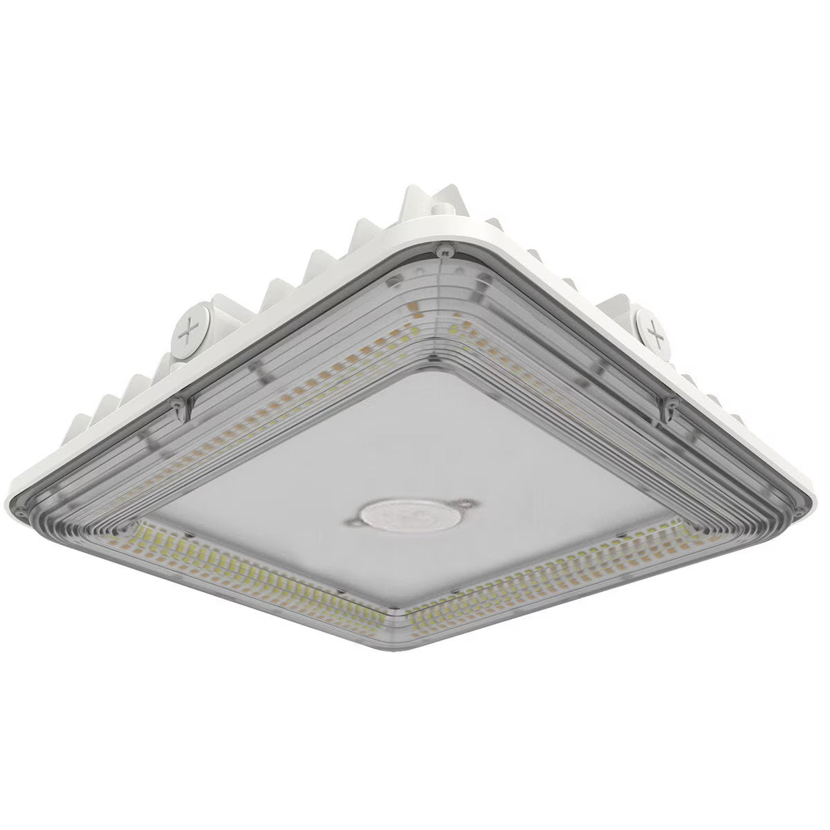 LEDone LOC-10SQCP-MW(40/50/60/75)MCCT(30/40/50)-LV 10-Inch Square Canopy Light Fixture Multi CCT/Wattage