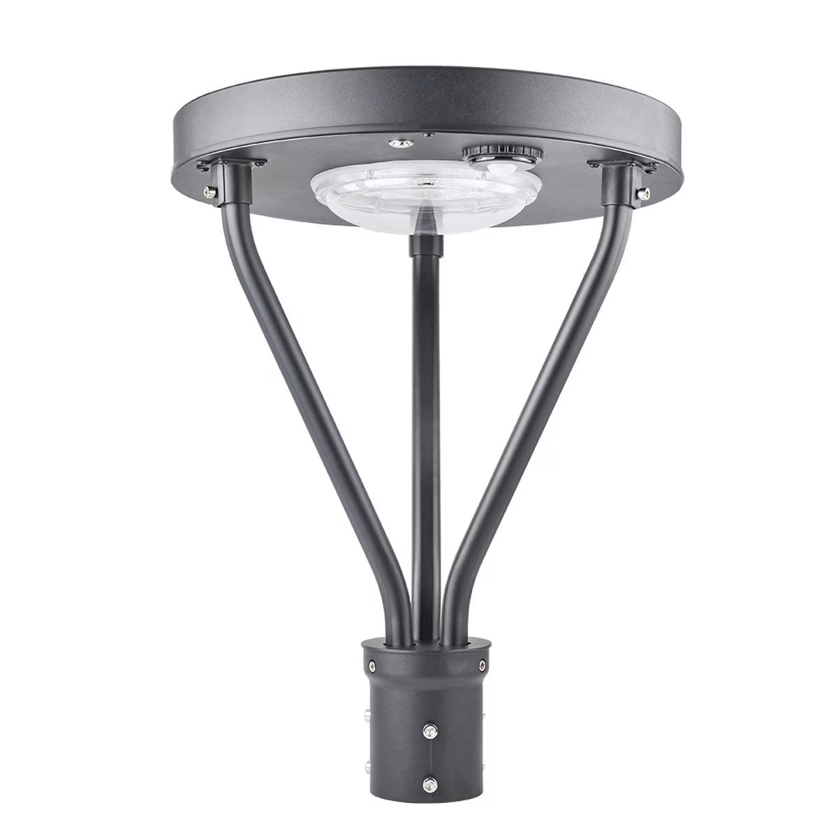 LEDone LOC-SLPT-25W-B1 LED Post Top Solar Light Fixture 5000K