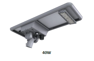 LOC-ASSL - LED Solar Street Light - 40W, 60W, or 80W