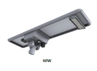 LOC-ASSL - LED Solar Street Light - 40W, 60W, or 80W