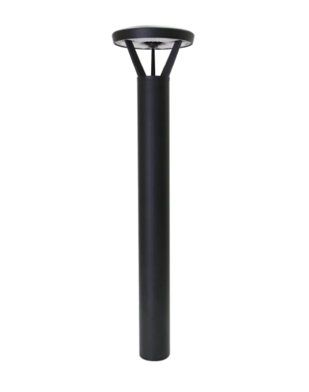 Light Efficient Design SL-SBL-5L-FC-BK-G2 2 Watt LED Solar Bollard Fixture Replaces 40W Halogen
