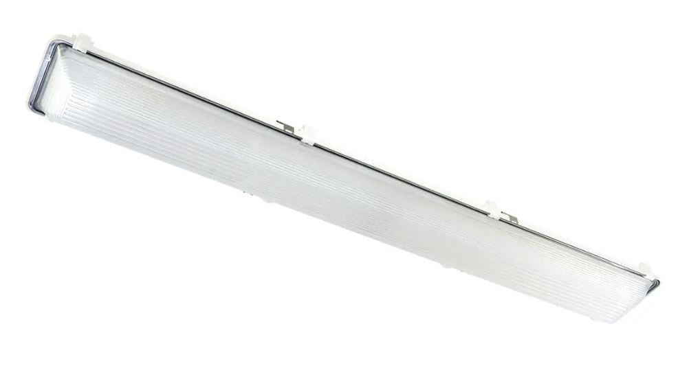 Linmore LED HD20S-A1 4 Foot DLC Listed Hosedown 2.0 LED Vapor Tight Light Fixture 5000K Dimmable With Clear Lens