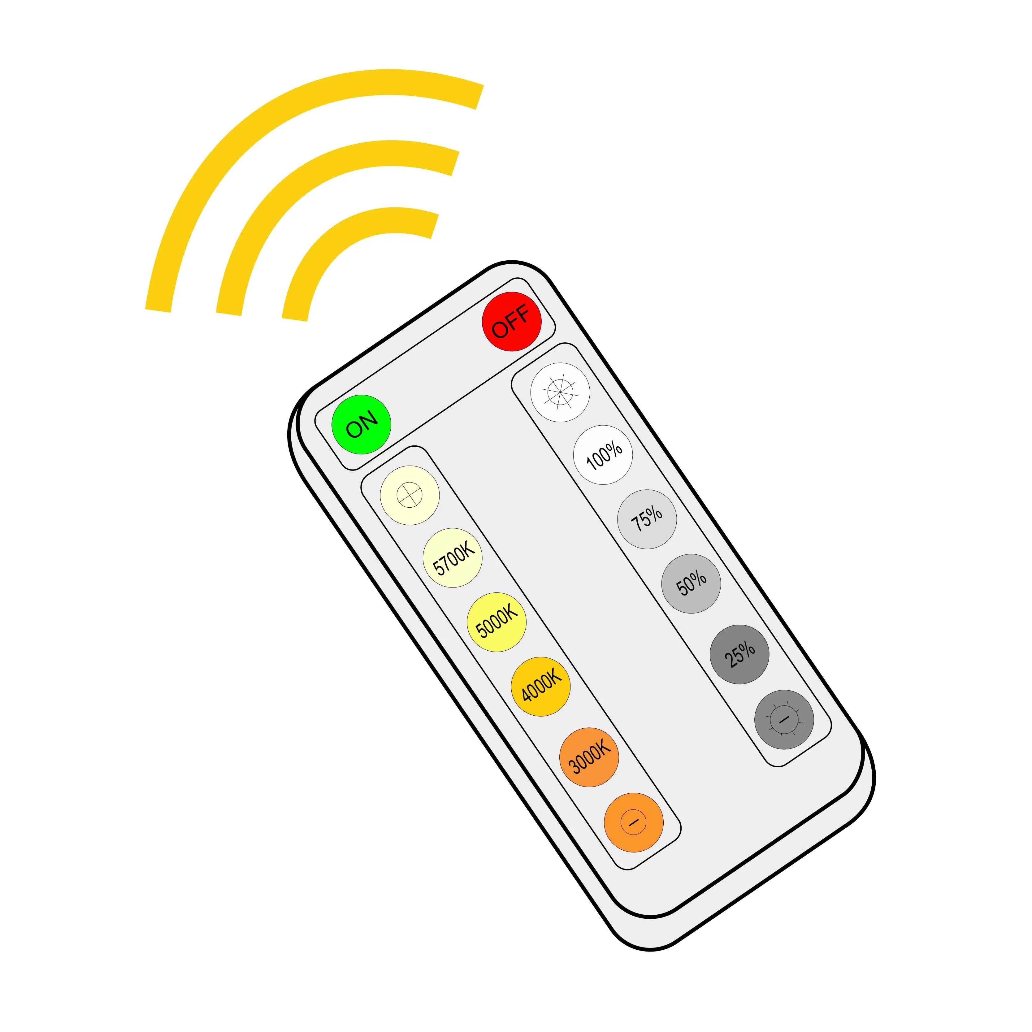 Westgate MCTP-RC1 Remote Control for Multi-Color Temp and Power Outdoor Fixture (Required & One per projects)