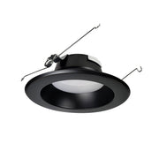 Nora Lighting NOXAC-5631TWBB 5"/6" Onyx AC LED Retrofit Reflector Black Finish – 1150lm, 5CCT, 90+ CRI, Wet-Rated