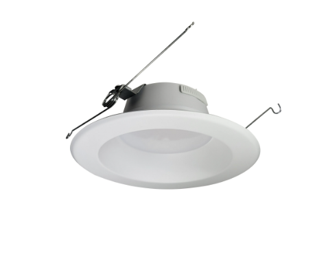 Nora Lighting NOXAC-5631TWBB 5"/6" Onyx AC LED Retrofit Reflector Black Finish – 1150lm, 5CCT, 90+ CRI, Wet-Rated