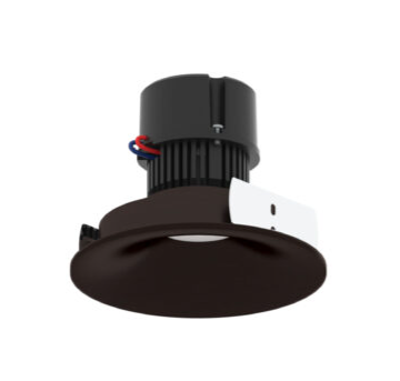Nora Lighting NPR-4RNB 10-Watt 4-Inch Pearl LED Round Bullnose Retrofit Dimmable
