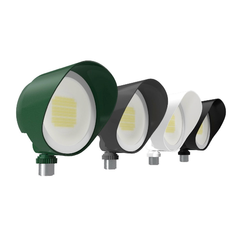 RAB Lighting BULLET12 Wattage and Color Selectable LED Bullet Floodlight TRIAC Dimming