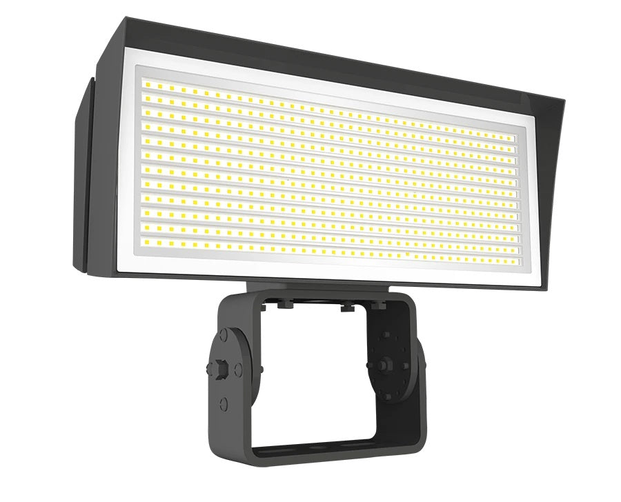 RAB Lighting FFLEDLYT DLC Premium Listed FFLED Series Multi-Watt Field Adjustable Large Floodlight Dimmable 1000W MH Equivalent