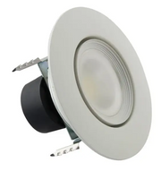 Satco S11822 7.5WLED/DIR/4/60'/CCT-SEL/120V 7.5W 4" Gimbaled LED Retrofit Downlight 120V CCT Selectable White