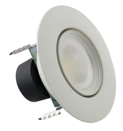 Satco S11822 7.5WLED/DIR/4/60'/CCT-SEL/120V 7.5W 4" Gimbaled LED Retrofit Downlight 120V CCT Selectable White