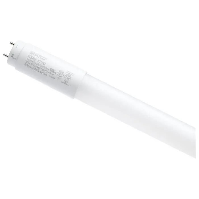 SATCO S11662 9.5T8/LED/48-5CCT/DIM/LF/BP 9.5-Watt Color Selectable 48-Inch T8 LED Linear Glass Tube Lamp Dimmable