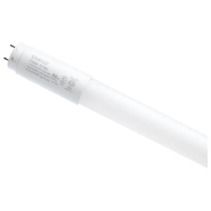 SATCO S11664 11.5T8/LED/48-5CCT/DIM/LF/BP 11.5-Watt Color Selectable 48-Inch T8 LED Linear Glass Tube Lamp Dimmable