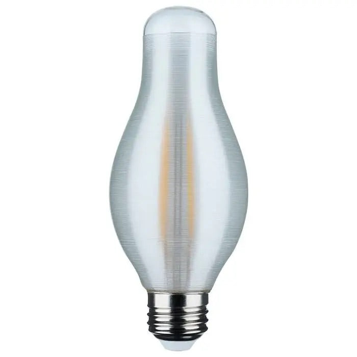 Satco Lighting S11313 7H19/SS/LED/830/E26/120V 7-Watt H19 LED Filament Lamp E26 Medium Base Dimmable 3000K