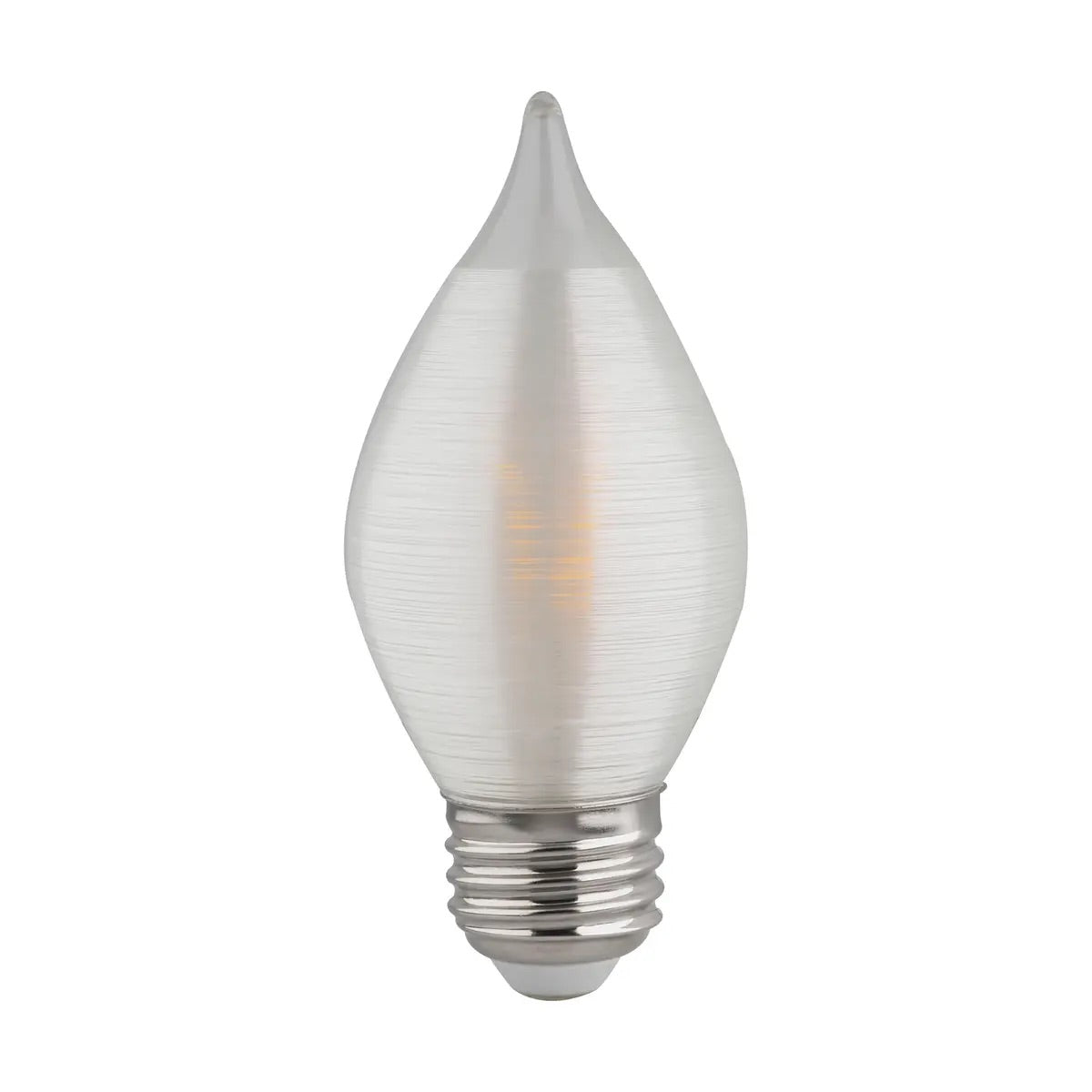 Satco Lighting S23413 4C15/LED/SA/E26/27K/120V 4-Watt C15 LED Filament Lamp E26 Base Dimmable 2700K