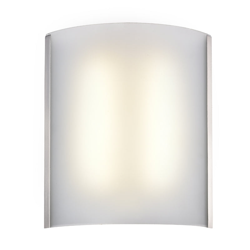 Sunpark MDF030D 14-Watt LED Wall Sconce Light Fixture Satin Nickel