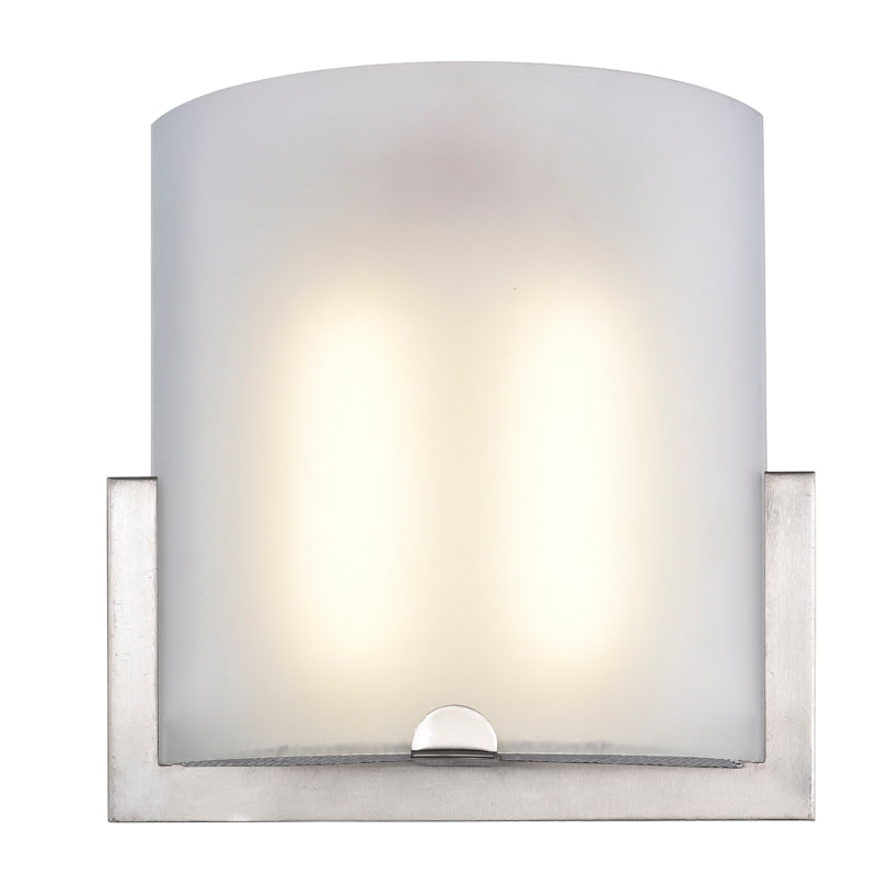Sunpark MDF036D 22-Watt LED Wall Sconce Light Fixture Satin Nickel