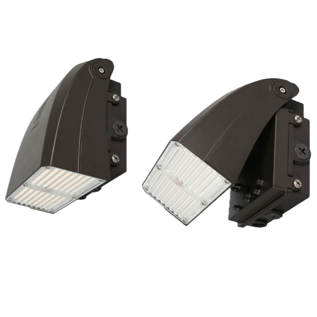 Sylvania 62879 SLMWPKC3A/S060UNHD8SC2/BZP Slim Full Cutoff Wall Pack – 30/45/60W Dual Selectable, Adjustable Up to 90°, CCT Switchable