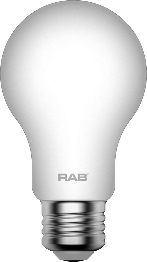 RAB Lighting A19-9-E26-F 9-Watt A19 Premium Filament Decorative Lamp 40W and 60W Incandescent Equivalent