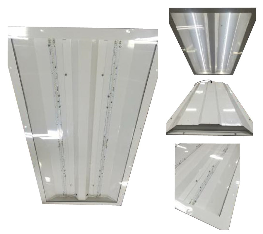 AEI Lighting TRL-CT LED Sealed HiGrid Series Troffer Light Fixture with Stainless Steel Door