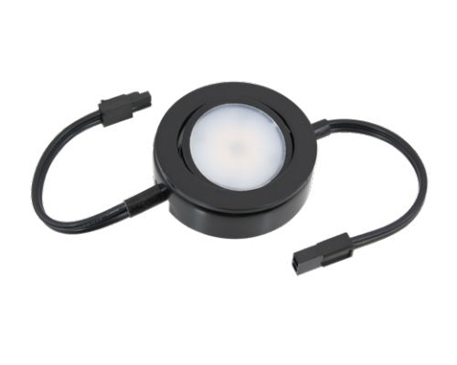 American Lighting MVP-1-BK-B 4.3 Watt MVP Swivel LED Single Linking Pucks 120V Dimmable - Use with MVP Puck Kits