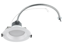 ASD Lighting ASD-CDL7-6DA22AC IC Rated Wattage and Color Selectable LED Commercial Downlight Dimmable