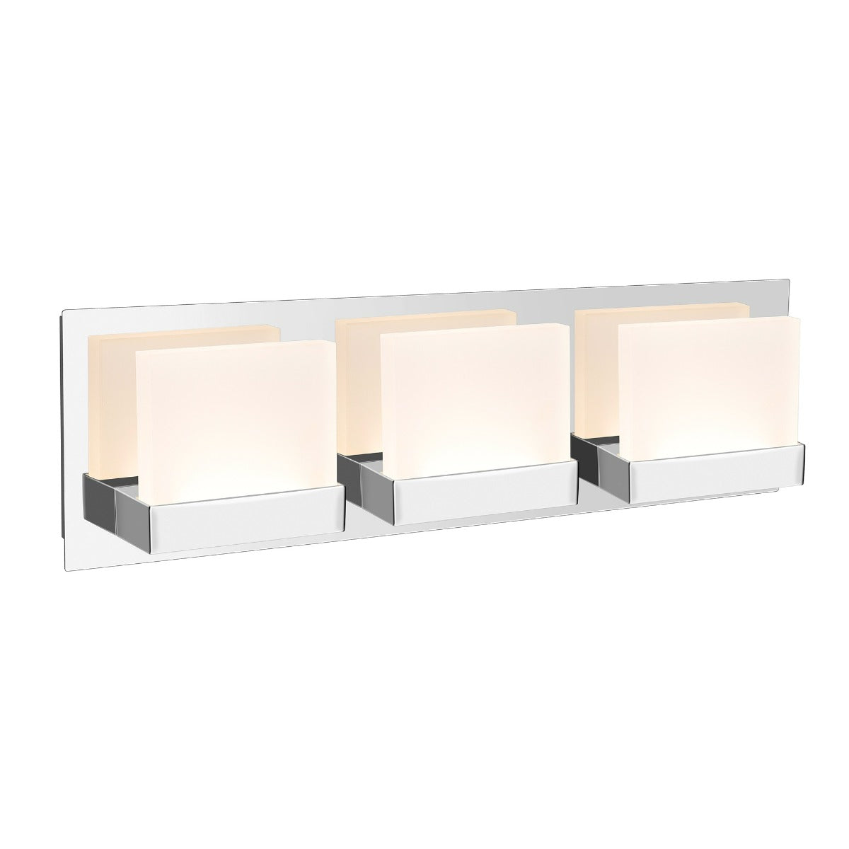 ASD Lighting ASD-LVF24M Color Selectable LED Vanity Light Fixture TRIAC Dimming - Chrome