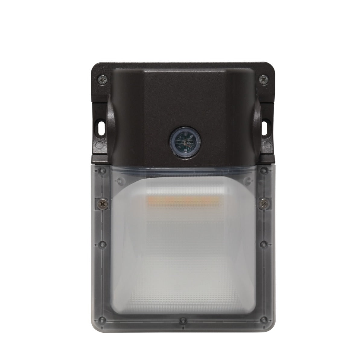 ASD Lighting ASD-SWP-MV-A28BR-PC-5EM Wattage and Color Selectable LED Security Wall Pack Light Fixture with Battery Back-up and Photocell