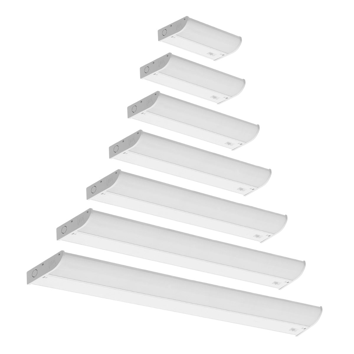 ASD Lighting ASD-UCB Series Color Selectable LED Under Cabinet Bullnose Light Fixture Dimmable