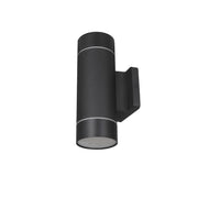 ASD Lighting ASD-LCLR2-30SM-RGBW-BK Color Selectable 30-Watt LED Round Outdoor Wall Cylinder Light Fixture with RGBW