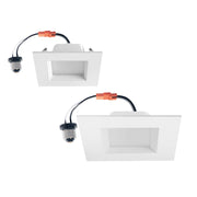 ASD Lighting ASD-LRKS Color Selectable LED Square Downlight Retrofit Kit Dimmable - 6 Pack