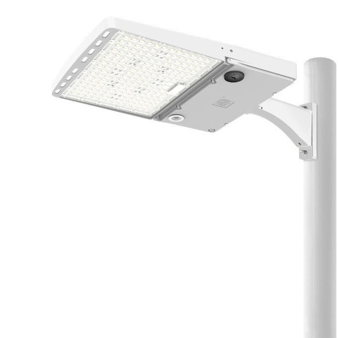 ASD Lighting ASD-LSB5B-PRO-300WH Power and Color Selectable LED Area Light Fixture with Q-base and Photocell