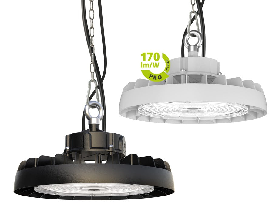 ASD Lighting ASD-UHB2A-ST Series Power and Color Selectable LED UFO Round Highbay with Q-Base Dimmable