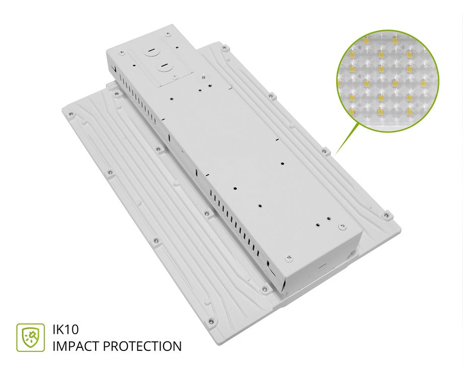 ASD Lighting ASD-WHB5B-160A50 Power Selectable LED Linear High Bay with Q-Base 5000K IK10 Impact Protection