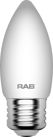 RAB Lighting B11-3-E26-927-F 3-Watt B11 Premium Filament Decorative Lamp 40W Incandescent Equivalent