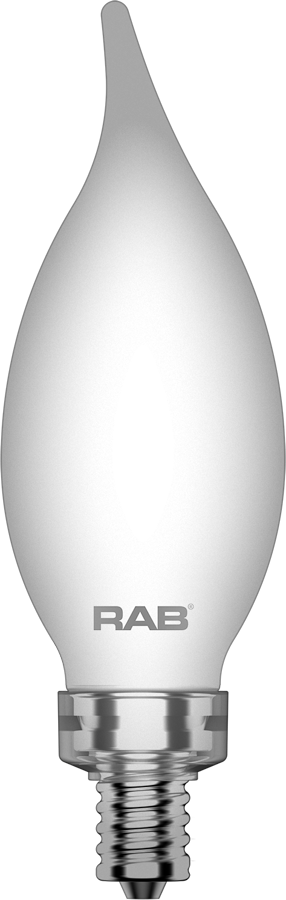 RAB Lighting BA11-5-E12-927-F 5-Watt BA11 Premium Filament Decorative Lamp 60W Incandescent Equivalent