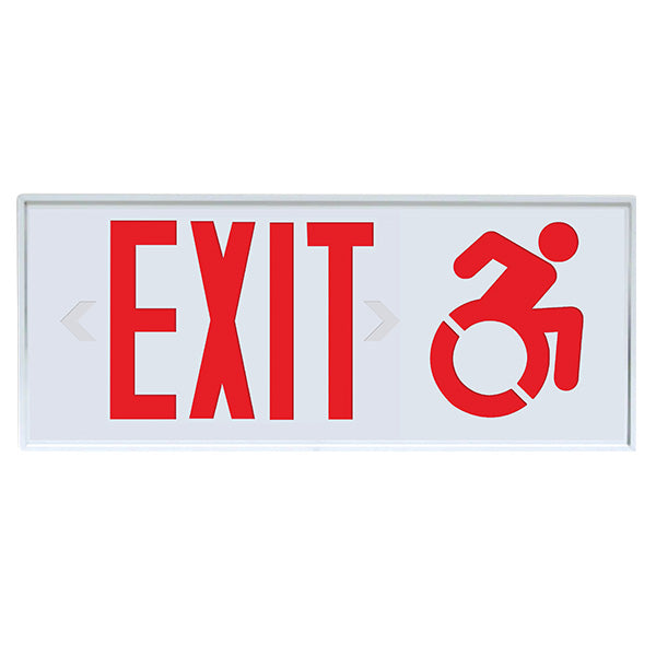 Barron Lighting CT400E Wheelchair Accessible Aluminum Exit Signs