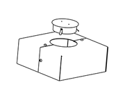 RAB Lighting BCK-R4 4-Inch Round Pole Base Cover & Cap Kit