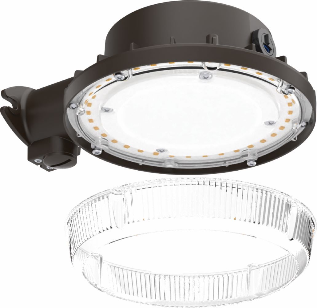 Lithonia Lighting BGS-P1 35-Watt LED BarnGuard Security Light Fixture 4000K Replaces 100W Metal Halide